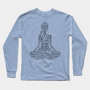 Yoga pose girl Long Sleeve T-Shirt